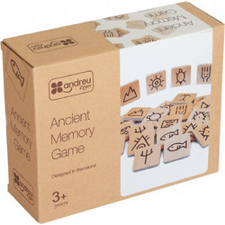 Andreu Toys Memo Ancient Επιτραπέζιο Παιχνίδι για Παιδιά 3+ Ετών για 1+ Παίκτες