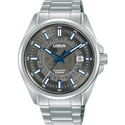 Lorus Ανδρικό Ρολόι Αυτόματο με Ασημί Μεταλλικό Μπρασελέ RU407AX9