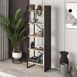 Megapap Detroit Βιβλιοθήκη 58x35.2x175cm GP037-0228,1