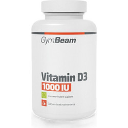 GymBeam Vitamin D3 1000iu 120 Κάψουλες
