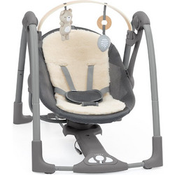 Ingenuity Every Season Swing 'n Go Relax Μωρού Κούνια με Μουσική έως 9kg Γκρι Μπεζ 17104