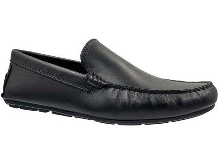 Freemood Ανδρικά Μοκασίνια Loafers Δερμάτινα Μαύρα M074-201