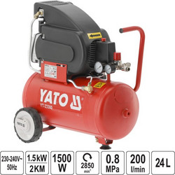 Yato YT-23300 Κομπρεσέρ Αέρος Ρεύματος 24lt 2hp