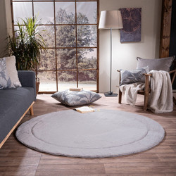 Teoran Floor Χαλί Στρογγυλό Shaggy 120cm 11