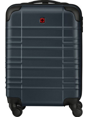 Wenger Amplar 256355 Βαλίτσα Καμπίνας 53x37x23cm με 4 Ρόδες Navy Μπλε