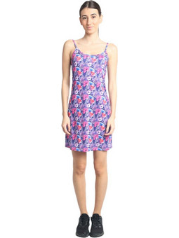Paco & Co Mini Καλοκαιρινό Καθημερινό Φόρεμα Floral Μωβ 2432518