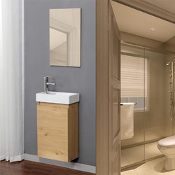 Nextdeco Σετ Έπιπλο Μπάνιου με Νιπτήρα & Καθρέπτη 35818-2