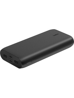 Belkin BPB016BTBK Power Bank 26000mAh 34W με 2 Θύρες USB-A & 2 Θύρες USB-C Power Delivery Black