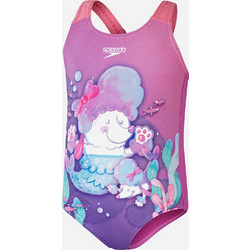 Speedo Racerback Ροζ Παιδικό Μαγιό Ολόσωμο για Κορίτσι Ροζ 003739-17566
