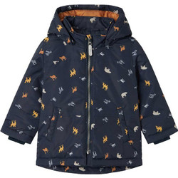 Name It Excavators Παιδικό Μπουφάν Χειμωνιάτικο Softshell Navy Μπλε 13233643
