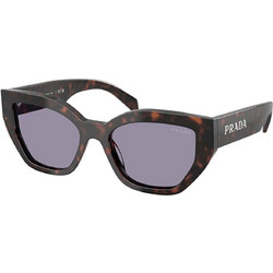 Prada PRA09S 17N03N Γυναικεία Γυαλιά Ηλίου Cat Eye Κοκάλινα Ταρταρούγα με Μαύρο Φακό