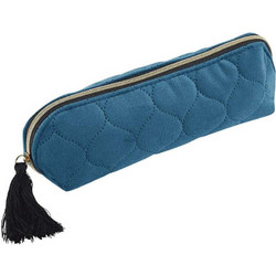 Miquelrius Velvet Blue British Bloom Κασετίνα Βαρελάκι Navy Μπλε MR37272