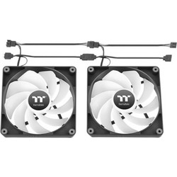 Thermaltake CT140 Reverse Case Fan 140mm ARGB με Σύνδεση 3-Pin 4-Pin PWM 2τμχ Black