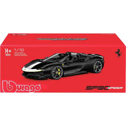 Bburago Ferrari SF90 Stradale Assetto Fiorano Signature Edition Black Μεταλλικό Μοντέλο Αυτοκίνητου 1:18