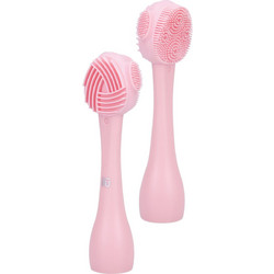 Ilu Silicone Brush Pink Βουρτσάκι Καθαρισμού για Μασάζ Προσώπου
