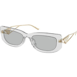 Prada PR14YS 12R50K Γυναικεία Γυαλιά Ηλίου Πεταλούδα Κοκάλινα Διαφανή με Μαύρο Φακό