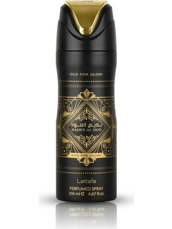 Lattafa Oud For Glory Badee Al Oud Ανδρικό Αποσμητικό Spray Χωρίς Αλουμίνιο 200ml