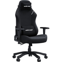 Anda Seat Luna Καρέκλα Gaming Υφασμάτινη με Ρυθμιζόμενα Μπράτσα Μαύρη AD18-44-B-F