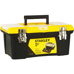 Stanley 1-92-905 Βαλίτσα Εργαλείων Πλαστική με Ταμπακιέρα Αδιάβροχη Π25.4xΒ40.5xΥ17.8cm