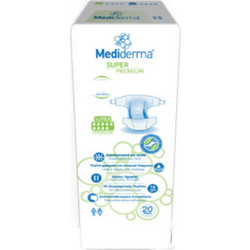 Mediform Mediderma Super Medium Πάνες Ακράτειας 9 Σταγόνες 20τμχ
