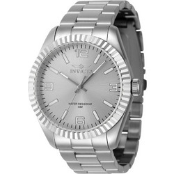 Invicta Specialty Ανδρικό Ρολόι με Ασημί Μεταλλικό Μπρασελέ 47449