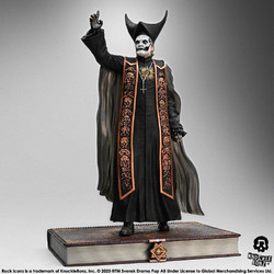 KnuckleBonz Ghost Rock Iconz Papa Emeritus IV Black Robes 22cm