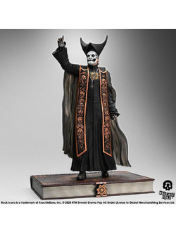 KnuckleBonz Ghost Rock Iconz Papa Emeritus IV Black Robes 22cm