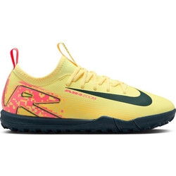 Nike Jr. Zoom Vapor 16 Academy Kylian Mbappe TF FQ8285-800 Παιδικά Ποδοσφαιρικά Παπούτσια με Σχάρα και Καλτσάκι Κίτρινα