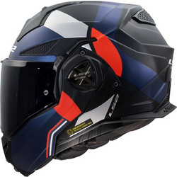LS2 FF901 Advant X Ultra Matt Black Red Blue Κράνος Μηχανής Crossover / Modular 1600gr
