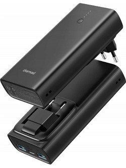 Charmast C1146L Power Bank 10000mAh 20W με 2 Θύρες USB-A & Θύρα USB-C Black