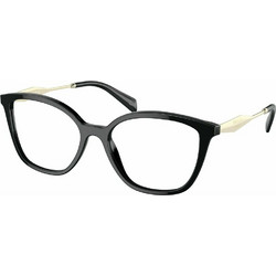 Prada PR02ZV 02ZV Γυναικείος Σκελετός Γυαλιών Οράσεως Κοκάλινος Μεταλλικός Χρυσός Μαύρος