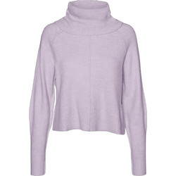 Vero Moda Γυναικείο Πουλόβερ Ζιβάγκο Λιλά 10271475