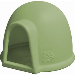Telcom Igloo Piccola Σπιτάκι Σκύλου Πλαστικό Πράσινο 59x37x37cm
