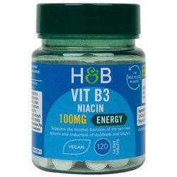 Holland & Barrett Vit B3 Niacin 100mg 120 Ταμπλέτες