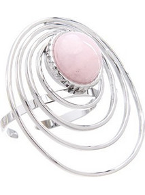 Bag to Bag Γυναικείο Δαχτυλίδι Ασημί WF-9R015-PINK
