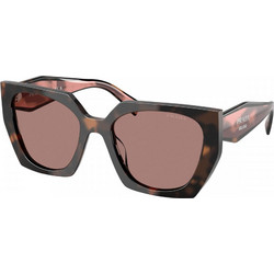 Prada PR15WS 23A60B Γυναικεία Γυαλιά Ηλίου Πεταλούδα Κοκάλινα Ταρταρούγα με Ροζ Φακό