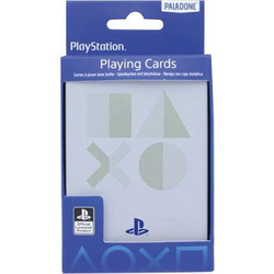Paladone Playstation Τράπουλα Πλαστικοποιημένη Λευκή PP7930PS