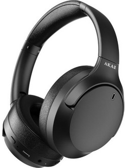 Akai BTH-P200ANC Ασύρματα Bluetooth Ακουστικά Over Ear με Noise Cancelling Μαύρα