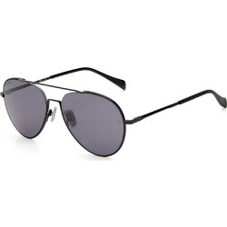 Rag & Bone RNB1036-G-S 807M9 Ανδρικά Γυαλιά Ηλίου Aviator Μεταλλικά Μαύρα με Μαύρο Φακό