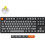Keychron K8 Max QMK Aluminum Ασύρματο Μηχανικό Gaming Πληκτρολόγιο TenKeyLess με Keychron Super Banana Διακόπτες RGB Black