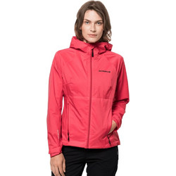 Jack Wolfskin Tasman Αθλητικό Γυναικείο Μπουφάν Softshell Μακρύ Αδιάβροχο Κοραλί 1114971-2058
