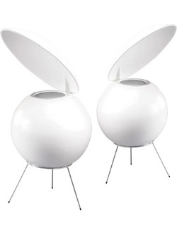 Elipson BS50 Ζεύγος Ηχείων Hi-Fi Δαπέδου 100W 2 Δρόμων White