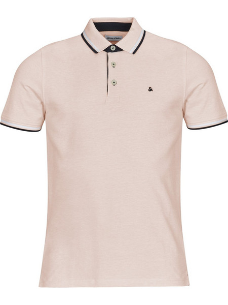 Jack & Jones Paulos Ανδρική Μπλούζα Polo Κοντομάνικη Nude 12136668