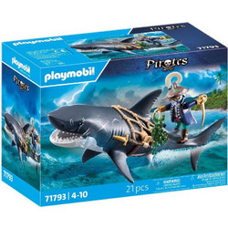 Playmobil Pirates Πειρατής με Γιγαντιαίο Καρχαρία για 4-10 Ετών 71793