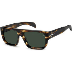 David Beckham DB7132S WR9QT Ανδρικά Γυαλιά Ηλίου Τετράγωνα Κοκάλινα Ταρταρούγα με Μαύρο Φακό
