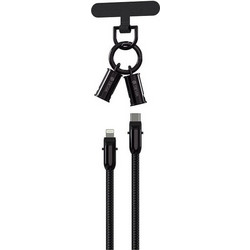 Devia EC658 Braided USB-C to Lightning Cable 27W 0.3m Black 6942297112100