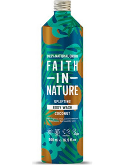 Faith In Nature Coconut Αφρόλουτρο σε Gel 500ml