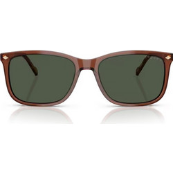 Vogue VO5618S 32029A Ανδρικά Γυαλιά Ηλίου Τετράγωνα Κοκάλινα Καφέ με Πράσινο Φακό