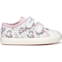 Geox Παιδικά Sneakers Λευκά Nude B451MB000ANC0406