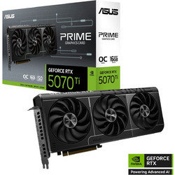 Asus GeForce RTX 5070 Ti 16GB GDDR7 Prime OC Κάρτα Γραφικών